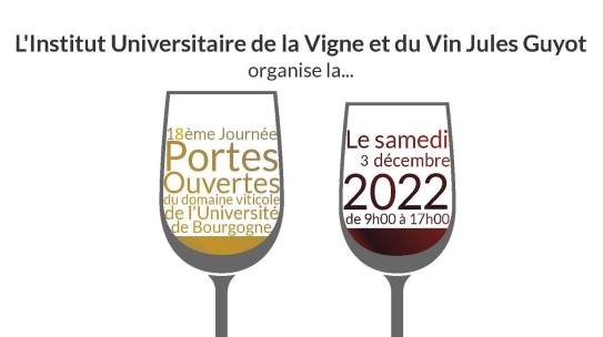 Journée Portes ouvertes du domaine de l’Université de Bourgogne le 3 décembre 2022